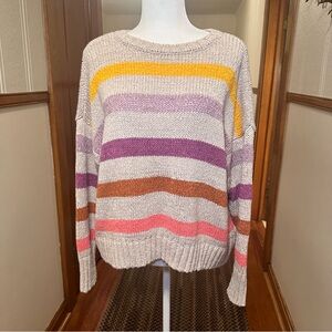 Loft Striped Sweater - Size XL